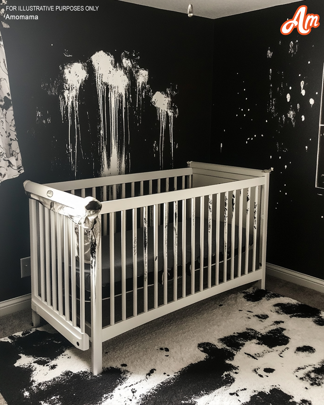 I Returned Home after Giving Birth to Find My Baby’s Room Destroyed and Repainted Black