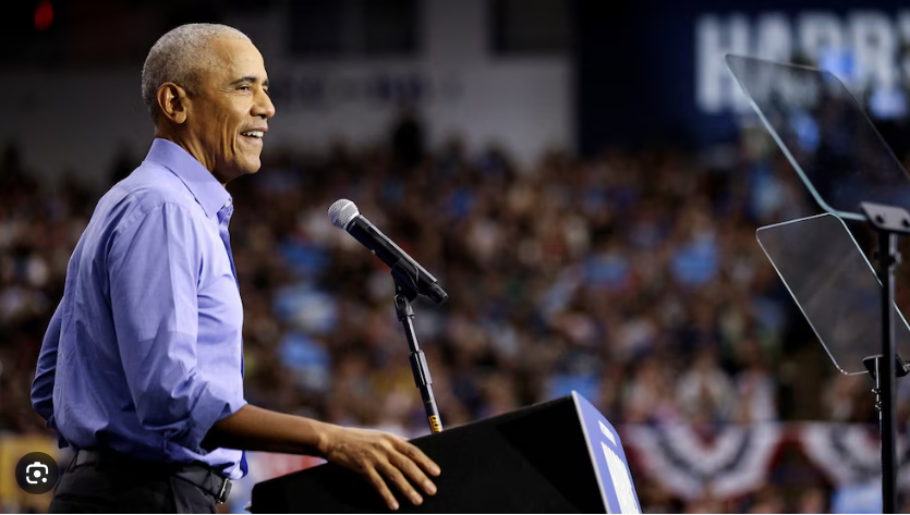 Obama rips Trump, chides Black men over ‘excuses’ for not voting for Harris