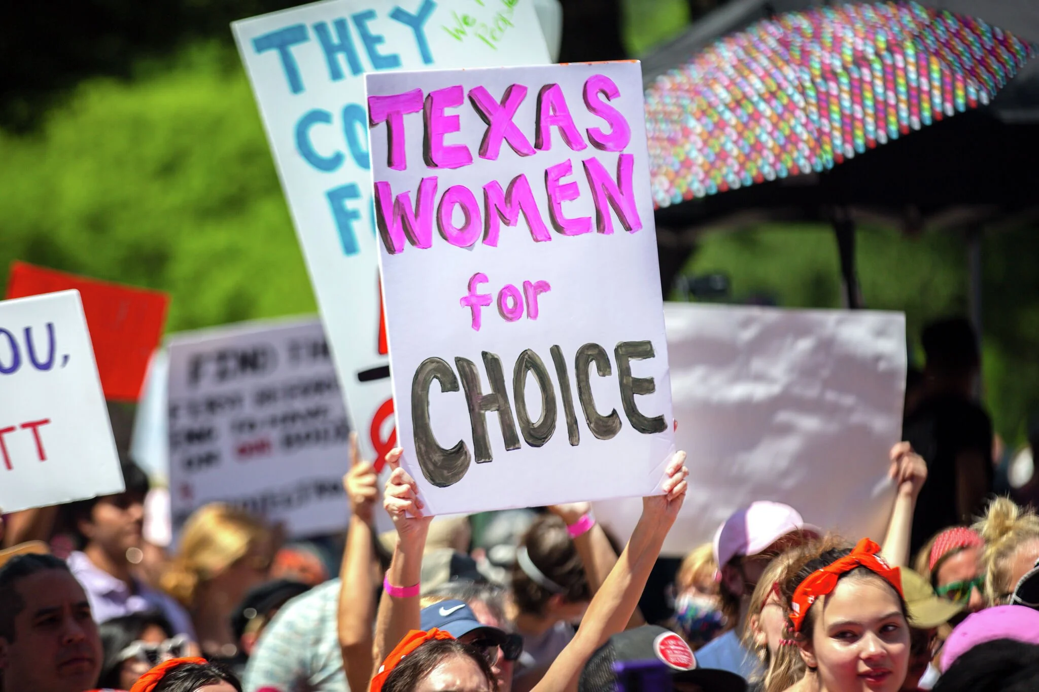 Abortion emerges as most important election issue for young women, poll finds