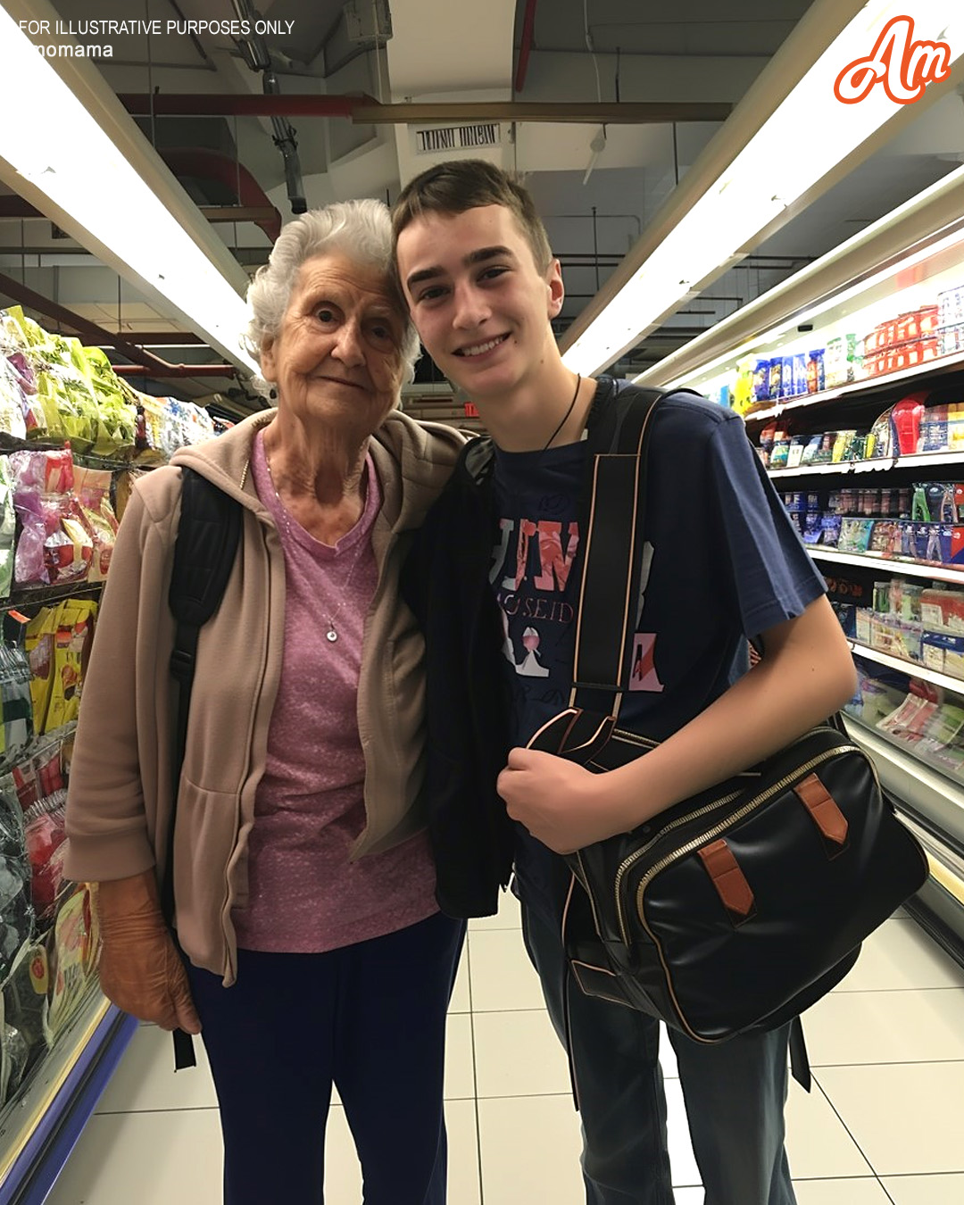 Poor Boy Pays for Old Lady’s Groceries, His Granny Gets $230k to Pay for Treatment Days Later – Story of the Day