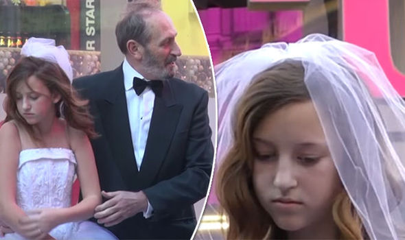 He’s 65, she’s 12. Watch people’s reactions when they get married