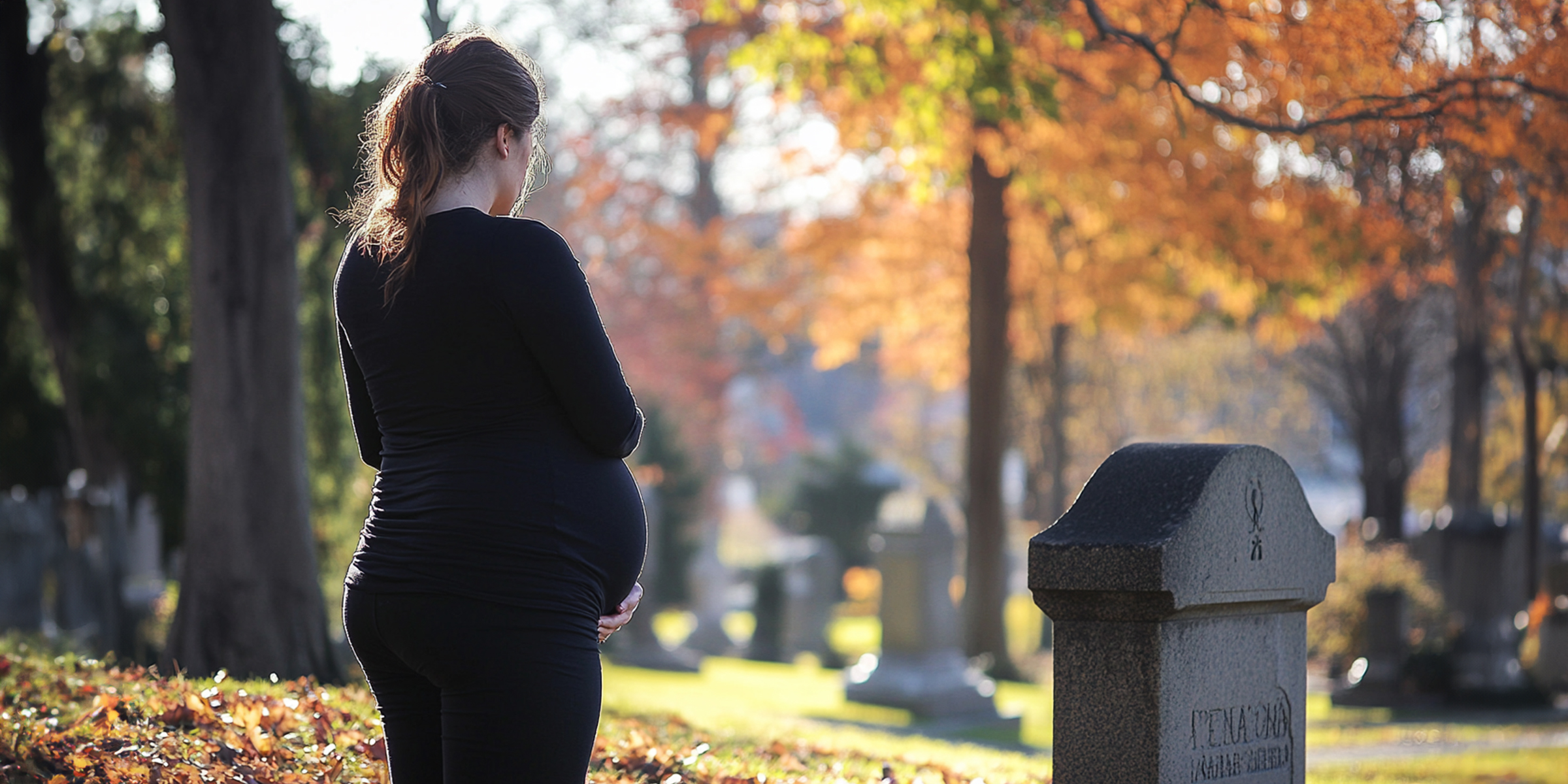 When I Visited My Fiancé’s Grave, Pregnant and Alone, I Found a Strange Phone — I Blacked Out After Picking It Up