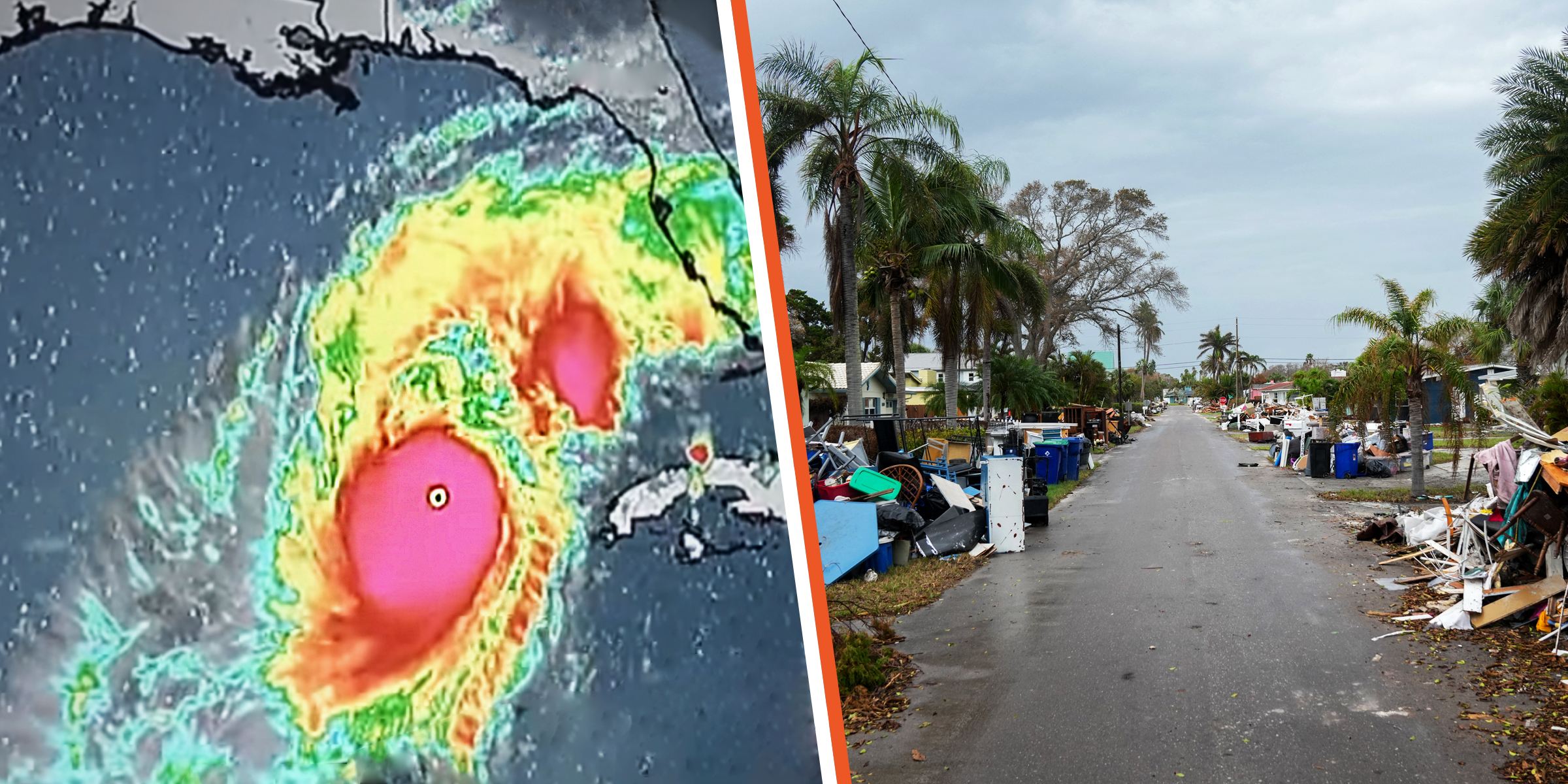 Hurricane Milton: A Simulation Illustrating the Potential Catastrophic Impact and Expected Locations in the Coming Hours