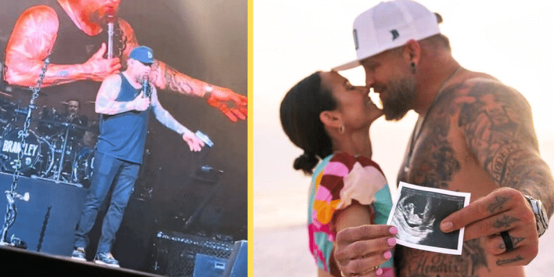 Brantley Gilbert Stops Show To Help His Wife Deliver Their Baby On Their Tour Bus