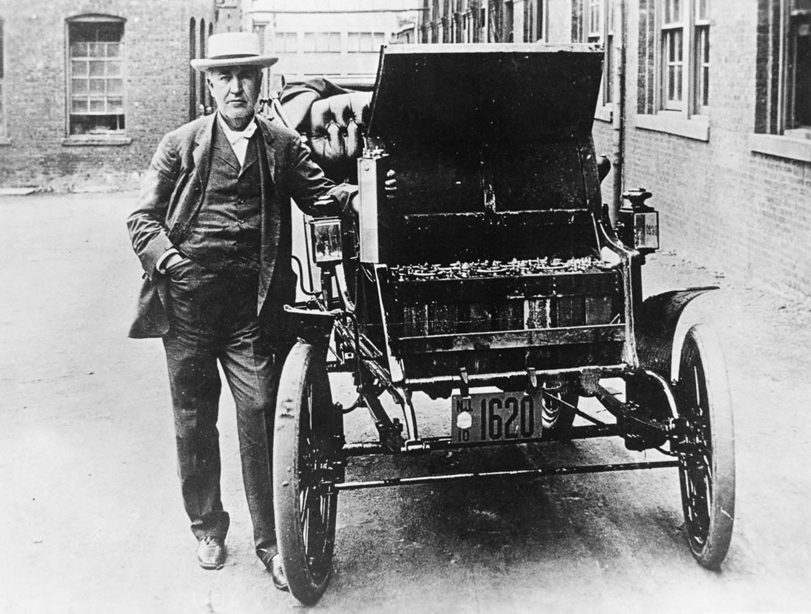 The story in pictures of the early electric cars, 1880-1920