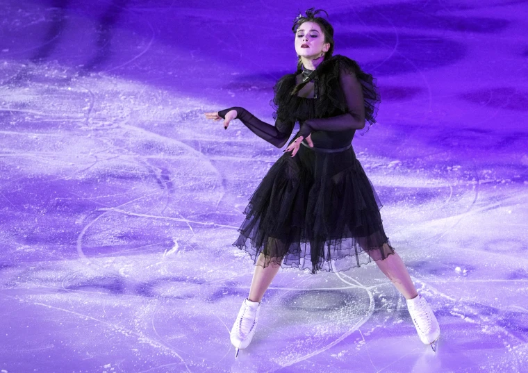 Kamila Valieva’s Figure Skating Take On Jenna Ortega’s Wednesday Addams Dance Is A Riot