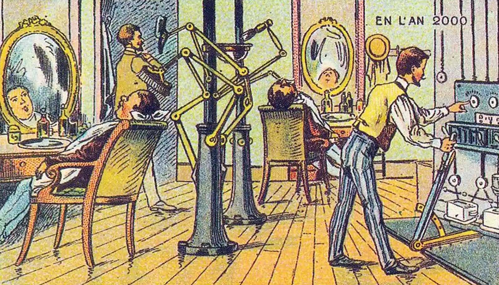 The 19th-century postcards of Jean-Marc Côté that predicted the World in the Year 2000