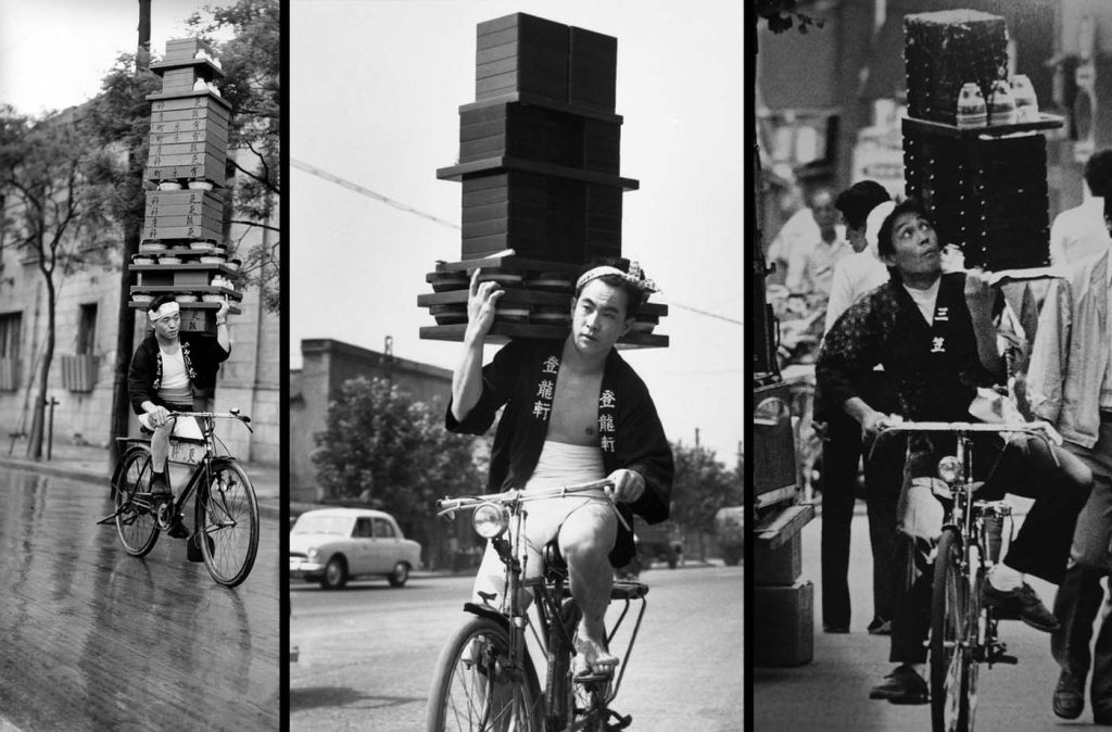 Vintage Photos Show Japan’s Old Art of Soba Noodle Delivery on Bicycles, 1900s-1950s