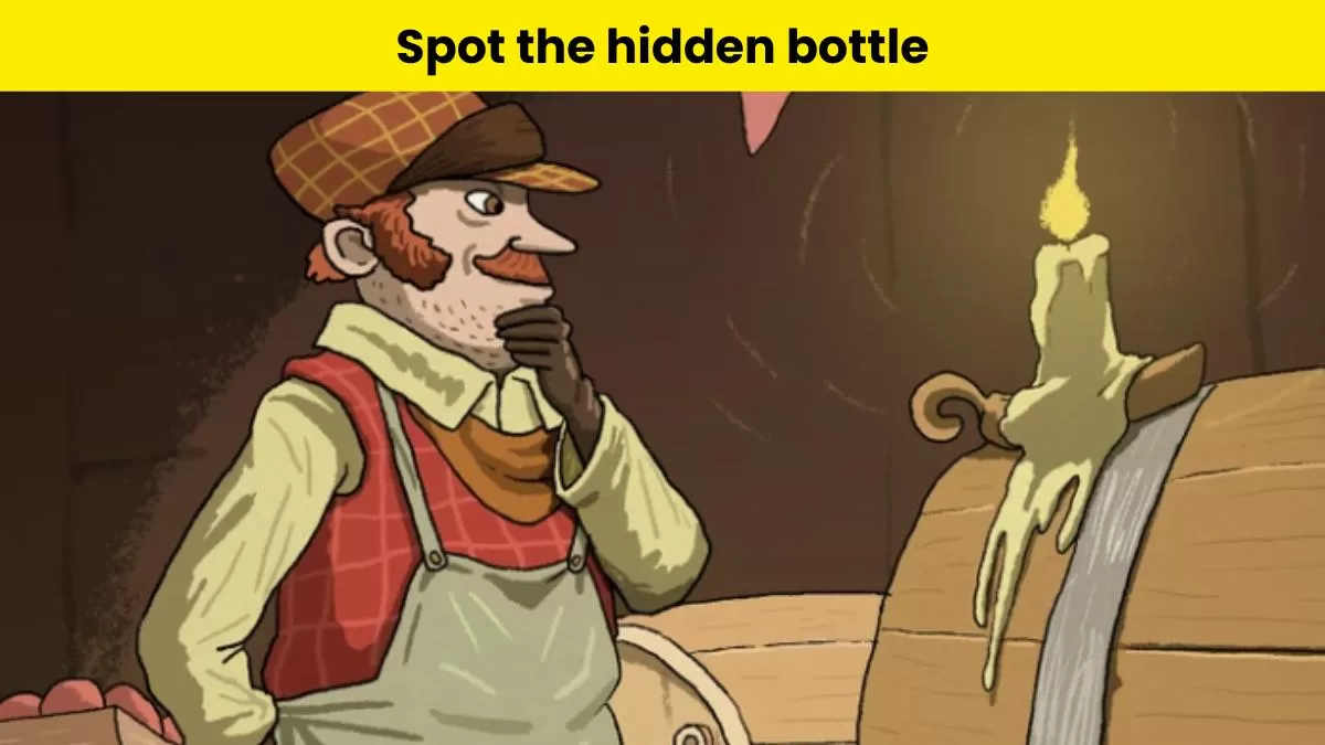 You Have To Be Smart To Find The Hidden Bottle